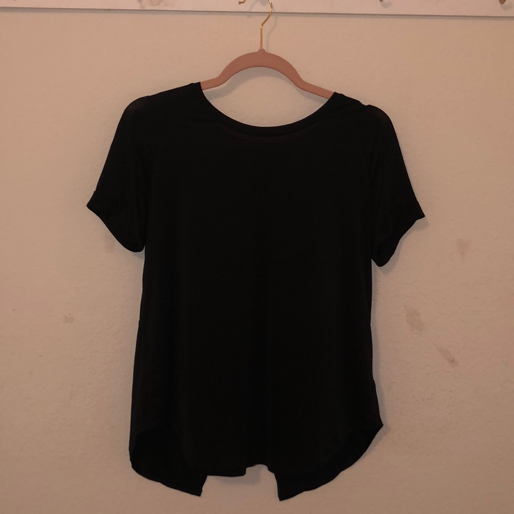 Lululemon Open Up Tie Back Tee